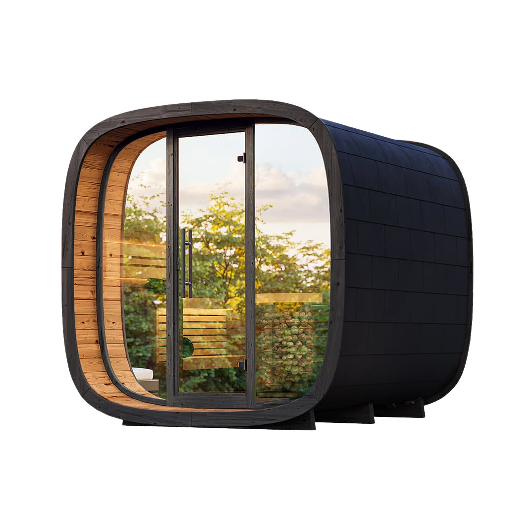 Saunasell Round Cube Mini Sauna