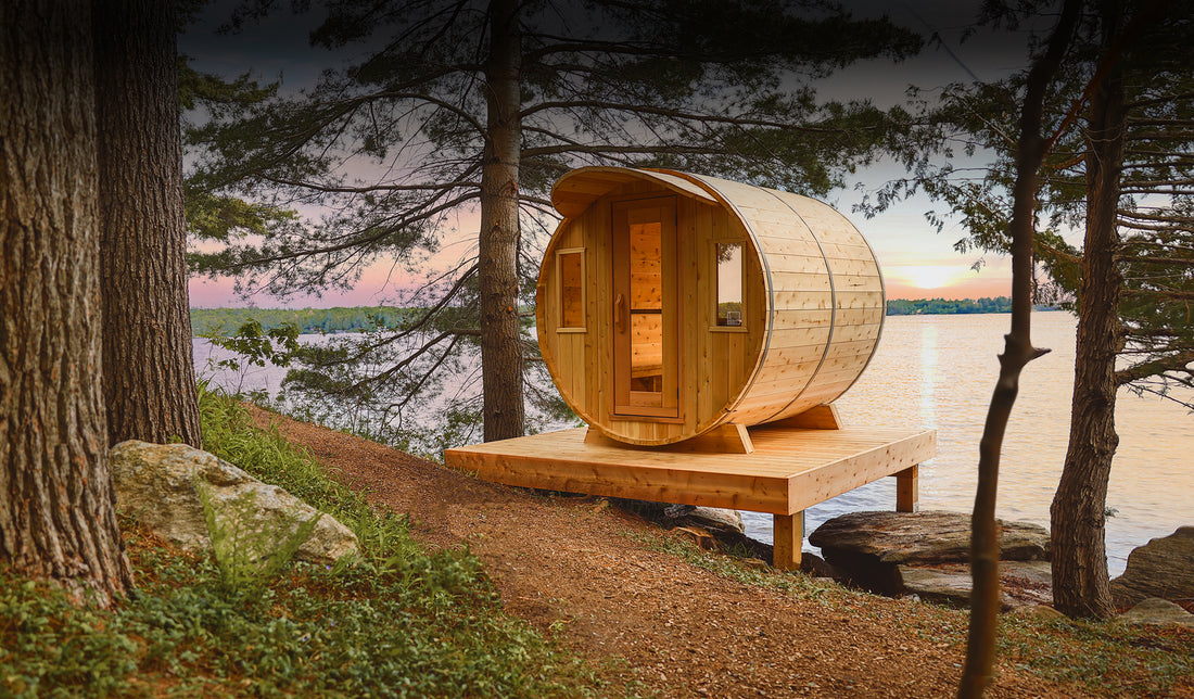 Outdoor Barrel Sauna