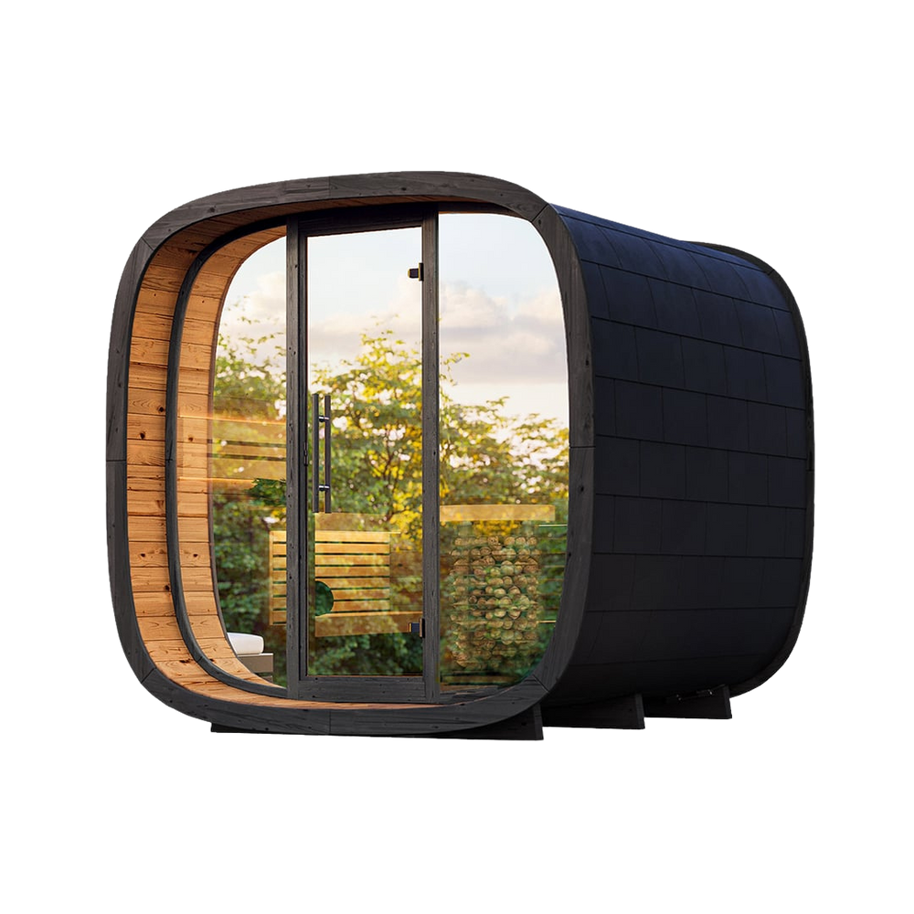 Saunasell Round Cube Mini Sauna