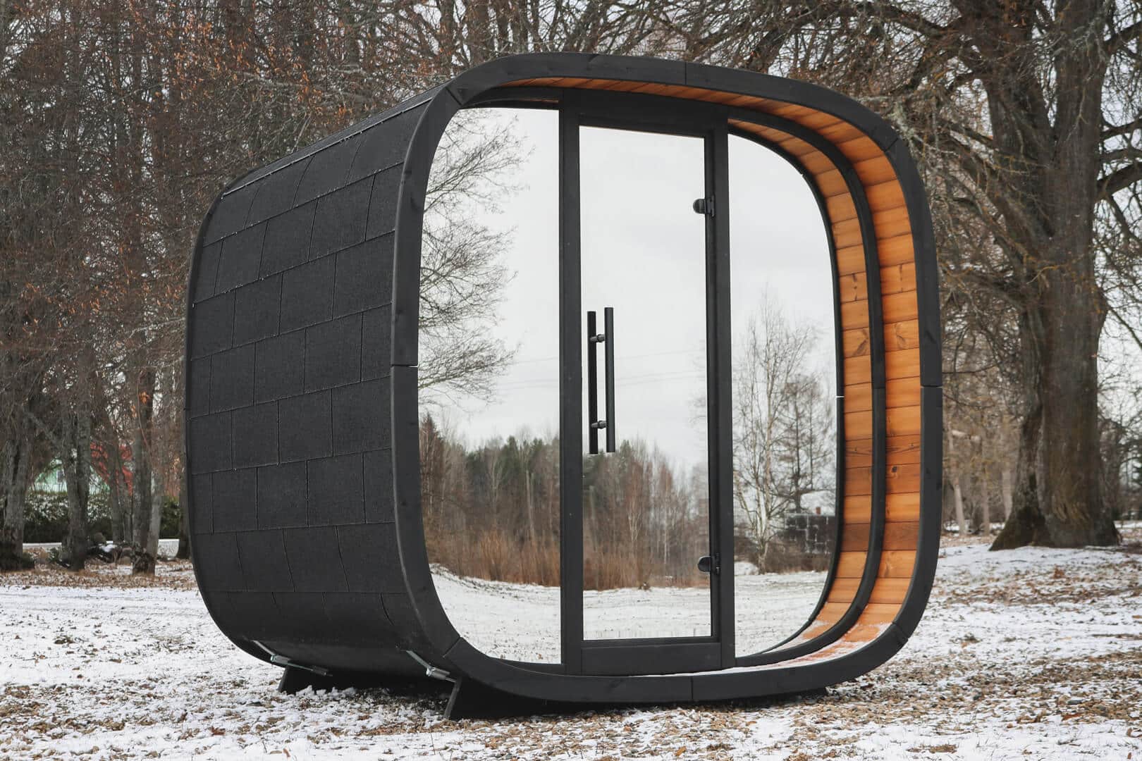 Saunasell Round Cube Mini Sauna