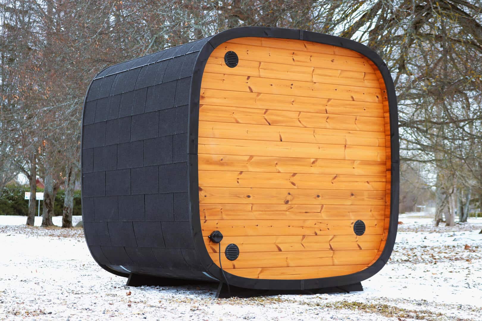 Saunasell Round Cube Mini Sauna