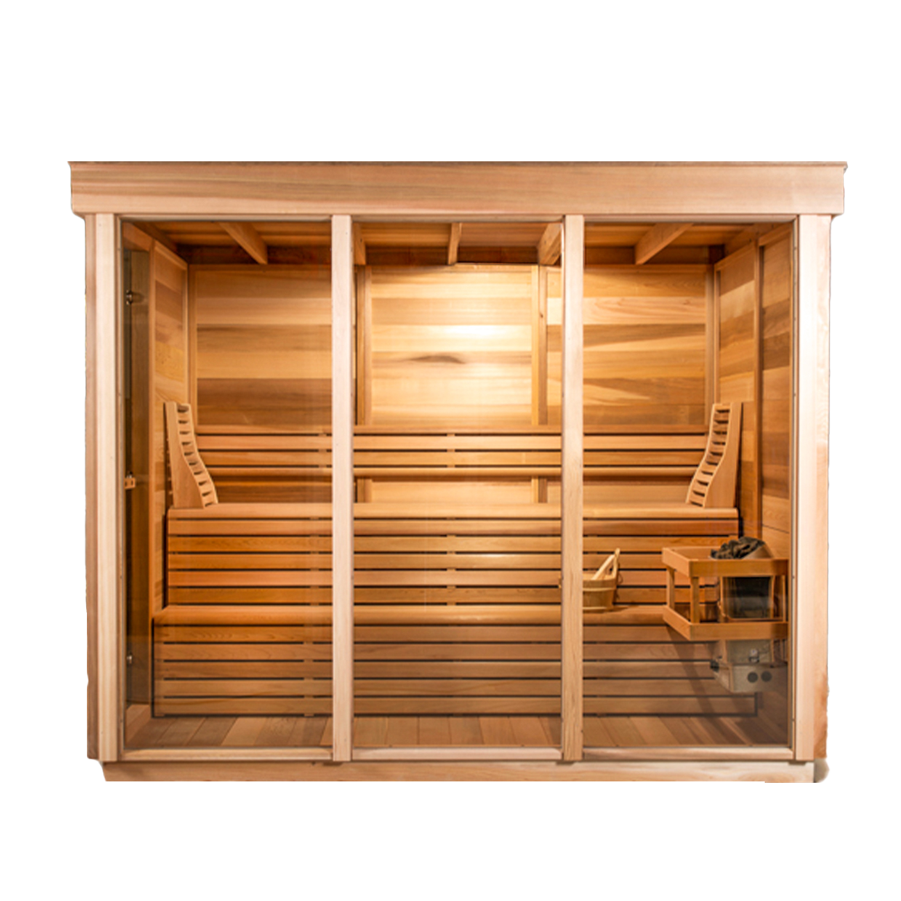 Outdoor 580 Pure Cube Sauna - 5 Person