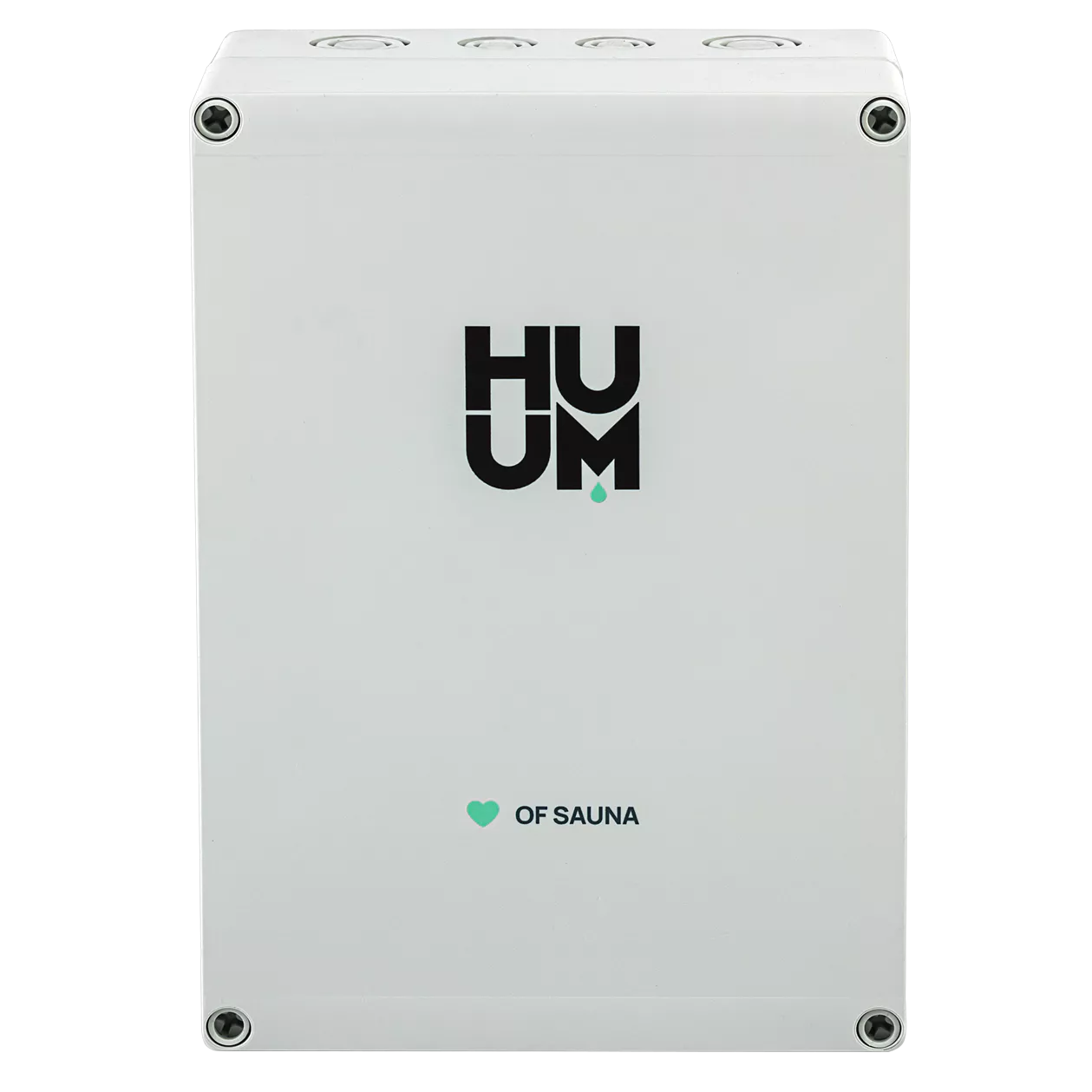 White rectangular device with 'HUUM' logo on a white background
