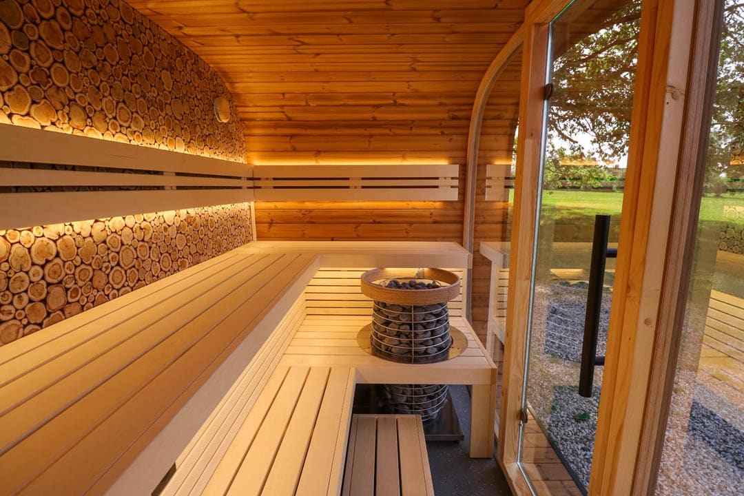 Saunasell Round Cube Relax Sauna