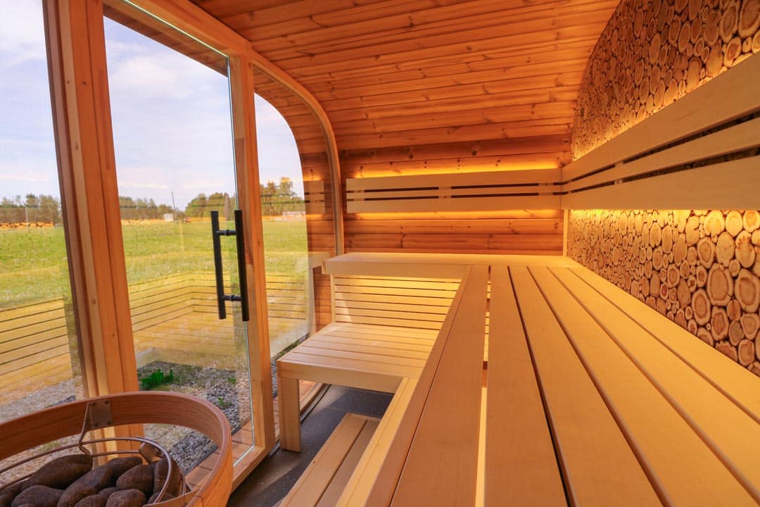 Saunasell Round Cube Relax Sauna
