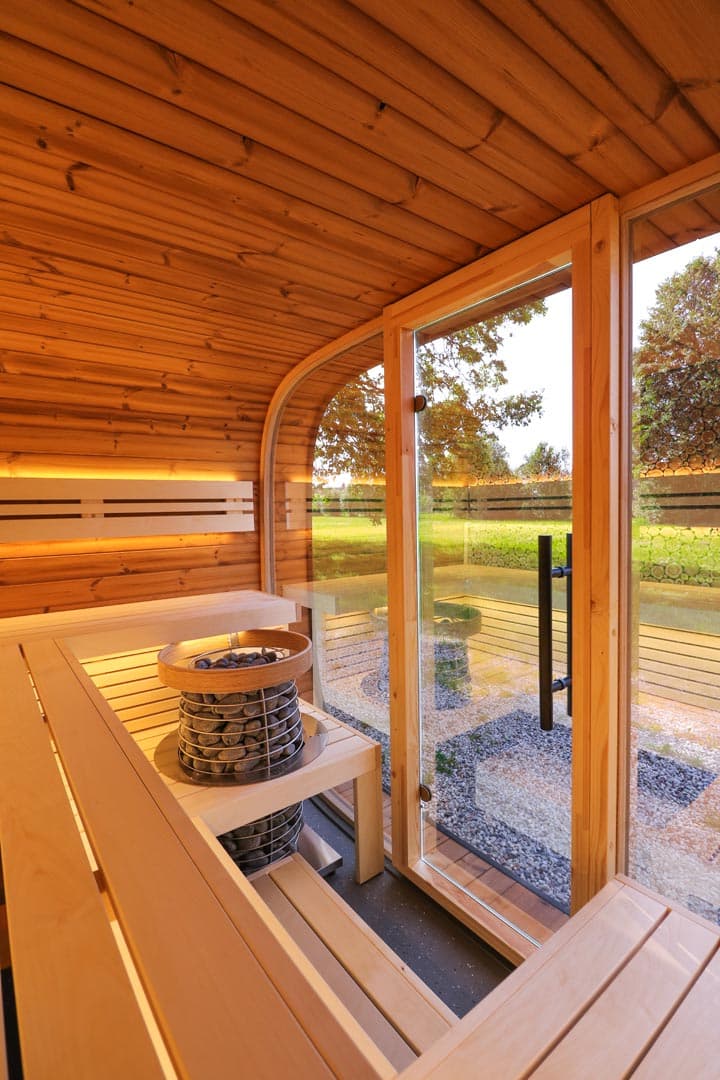 Saunasell Round Cube Relax Sauna