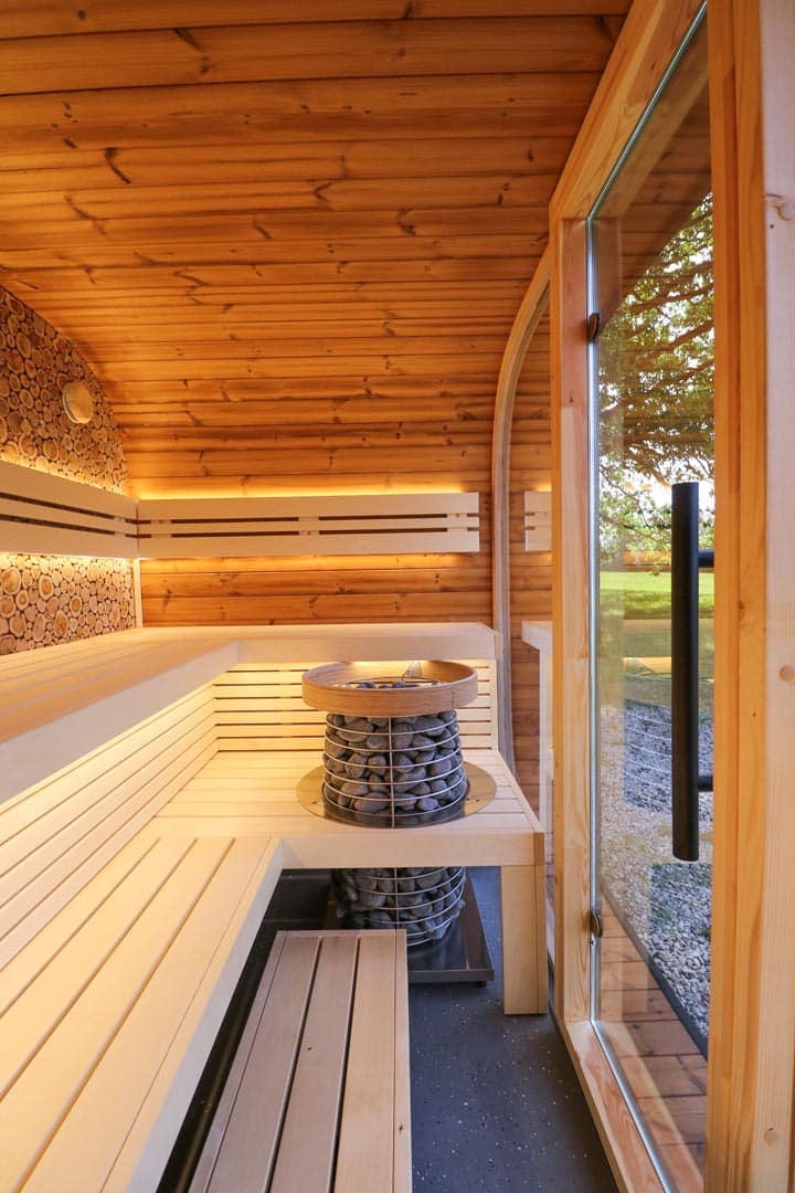 Saunasell Round Cube Relax Sauna