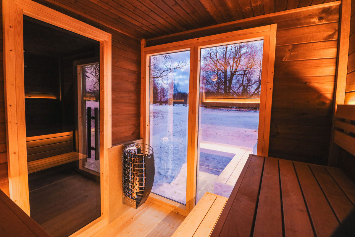 Leil Patio L Sauna - interior detail