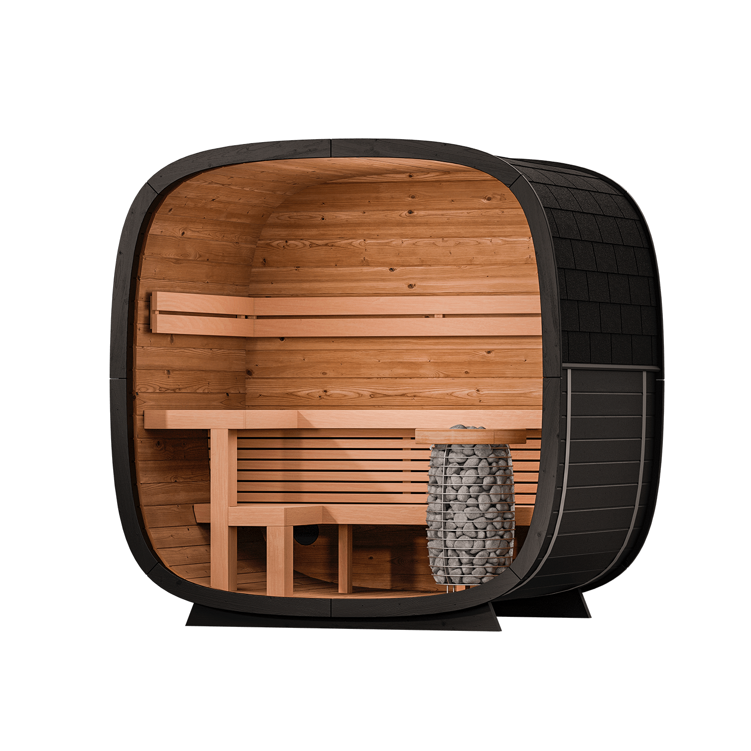 Leil Black Cube Classic Sauna