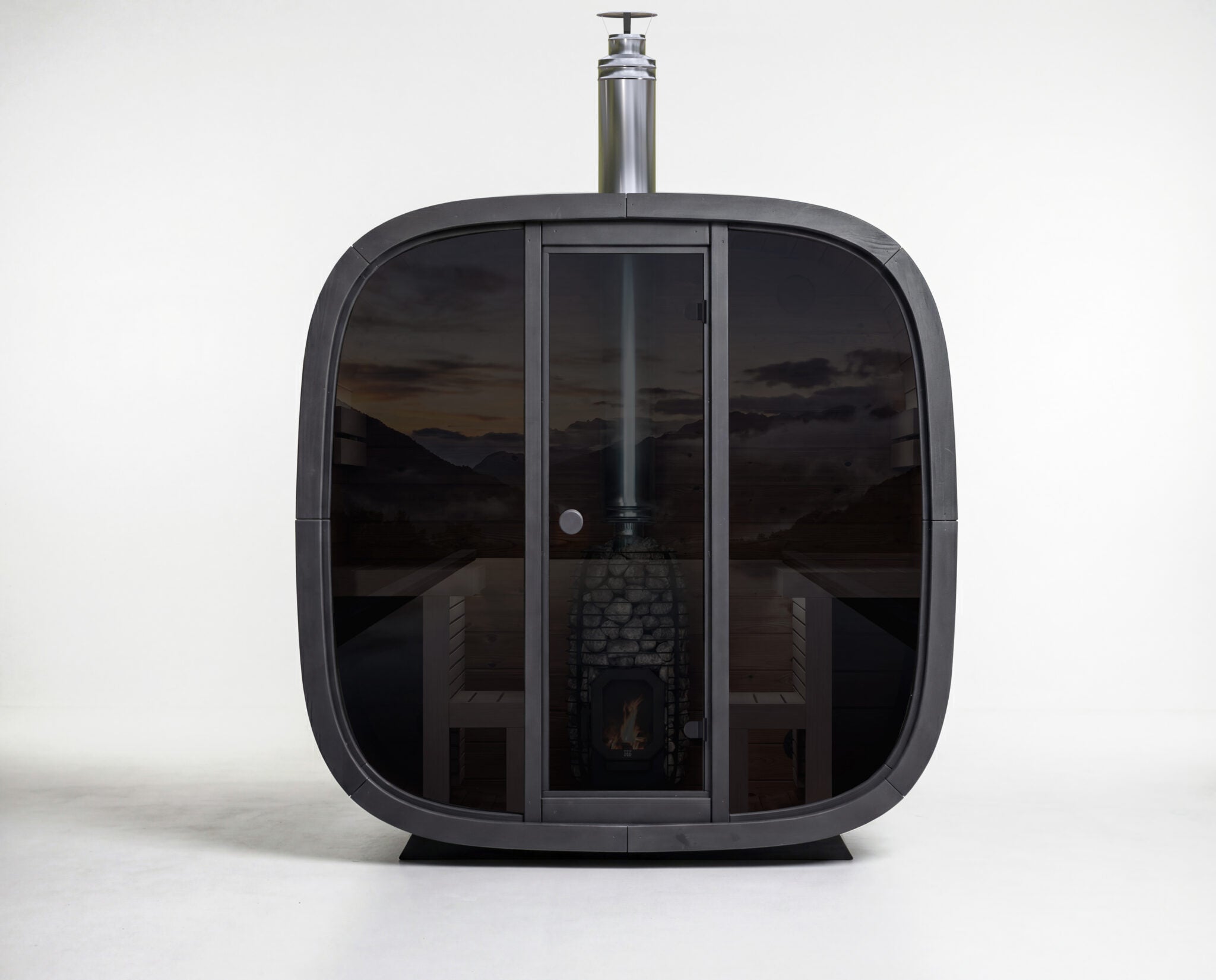 Leil Black Cube Comfort Sauna