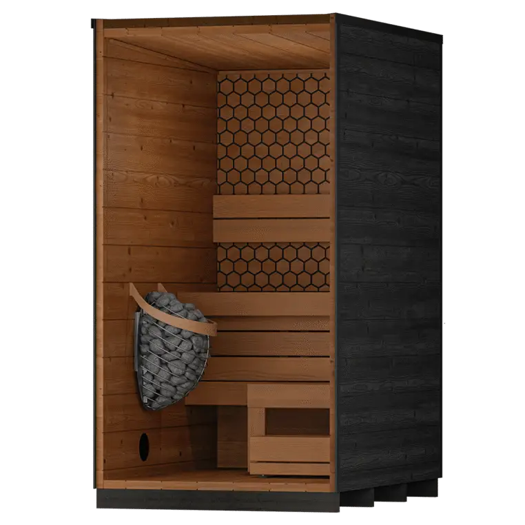 Leil Viva Sauna - Rear wall options