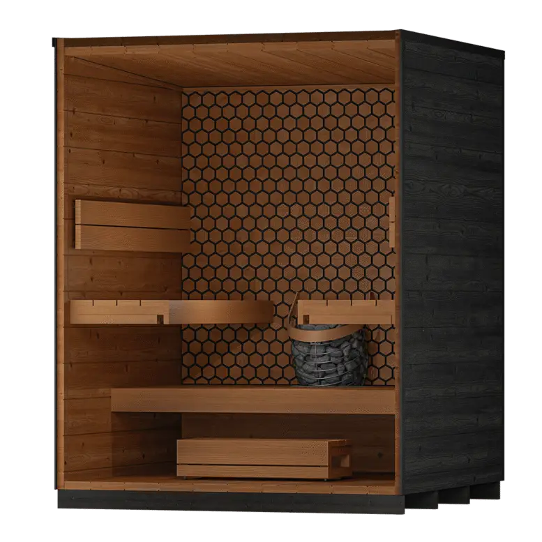 Leil Viva Sauna - Rear wall options
