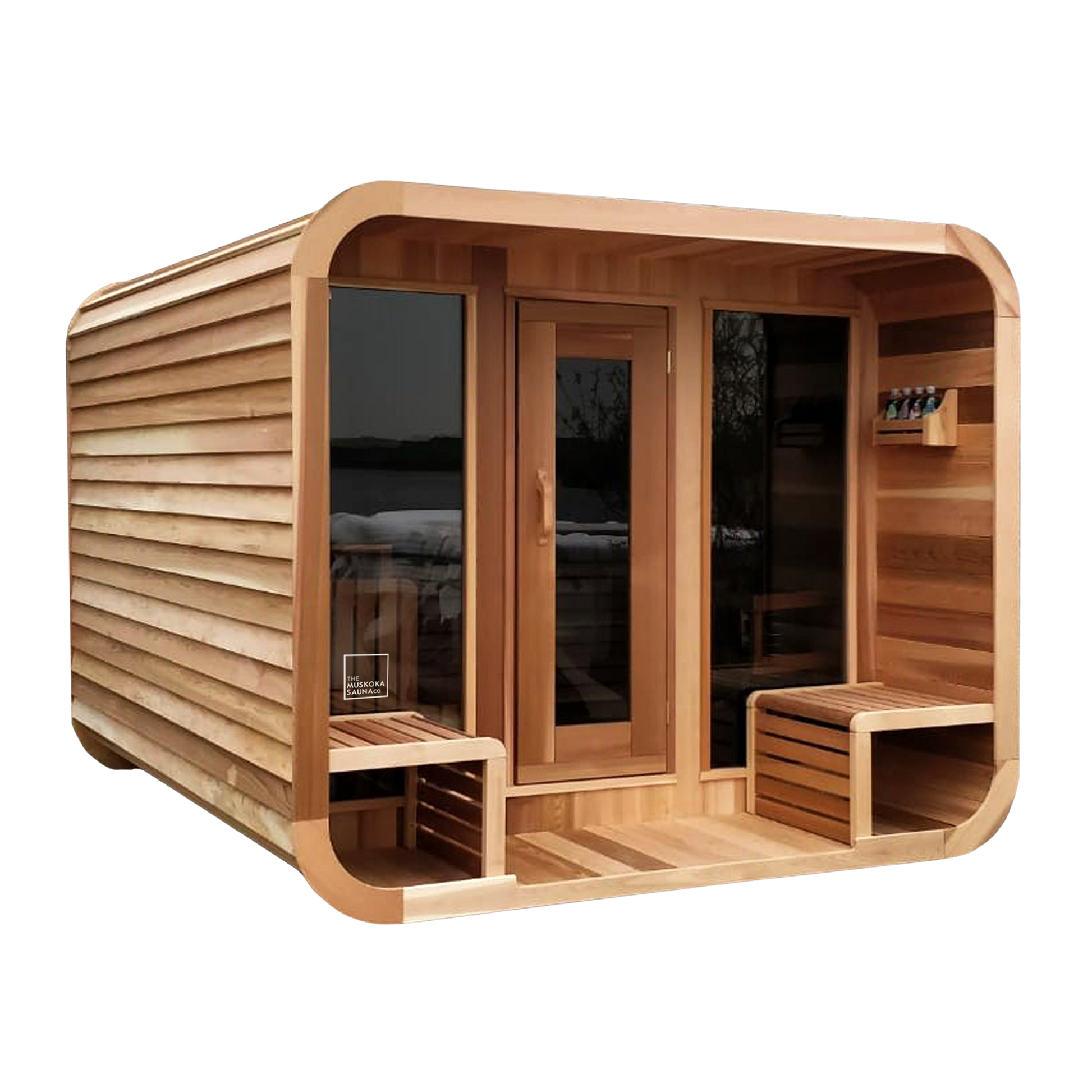 Luna 8'x10' Sauna w/ 2' Porch