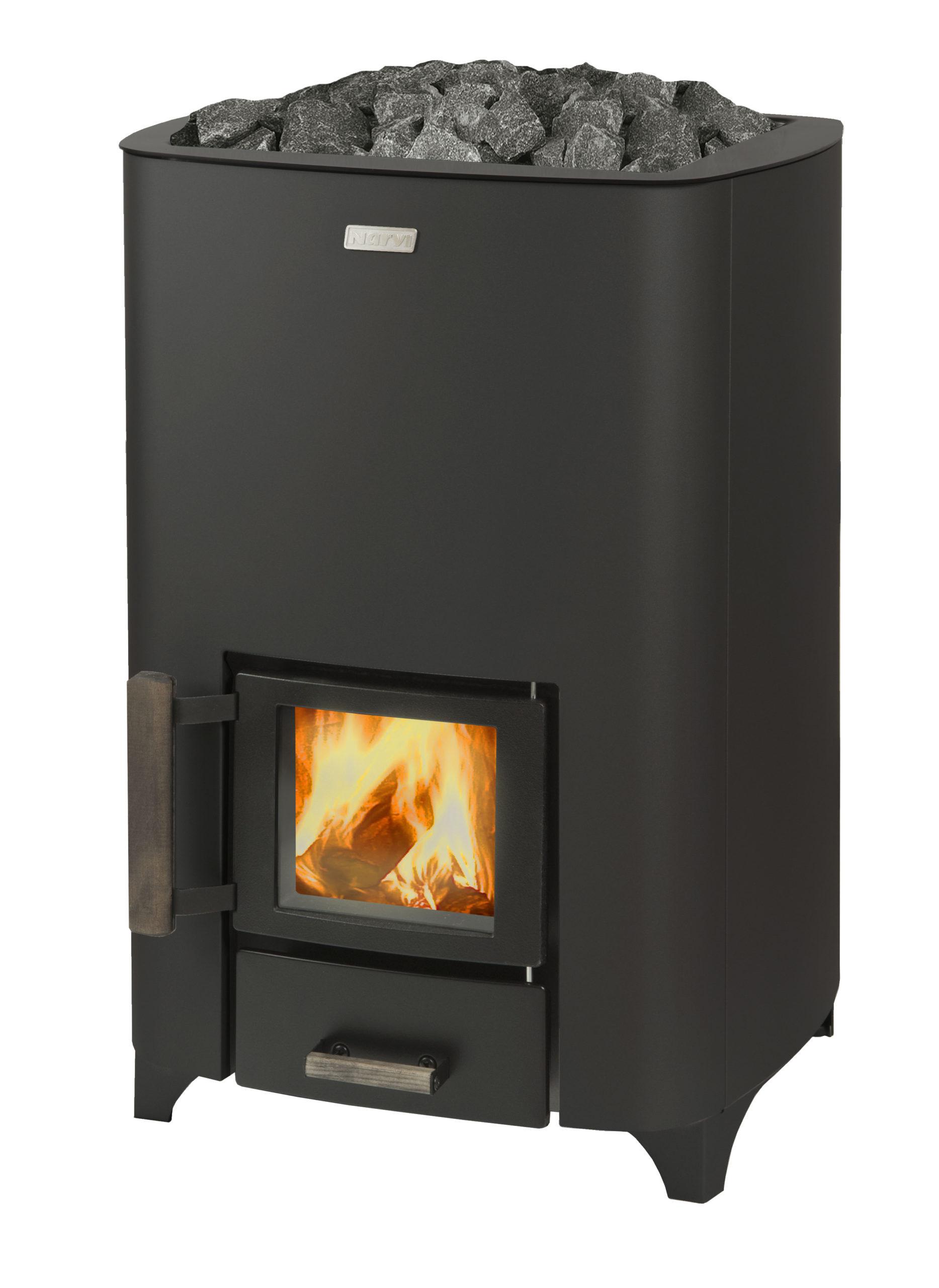Narvi 20 Wood-Burning Sauna Stove Package