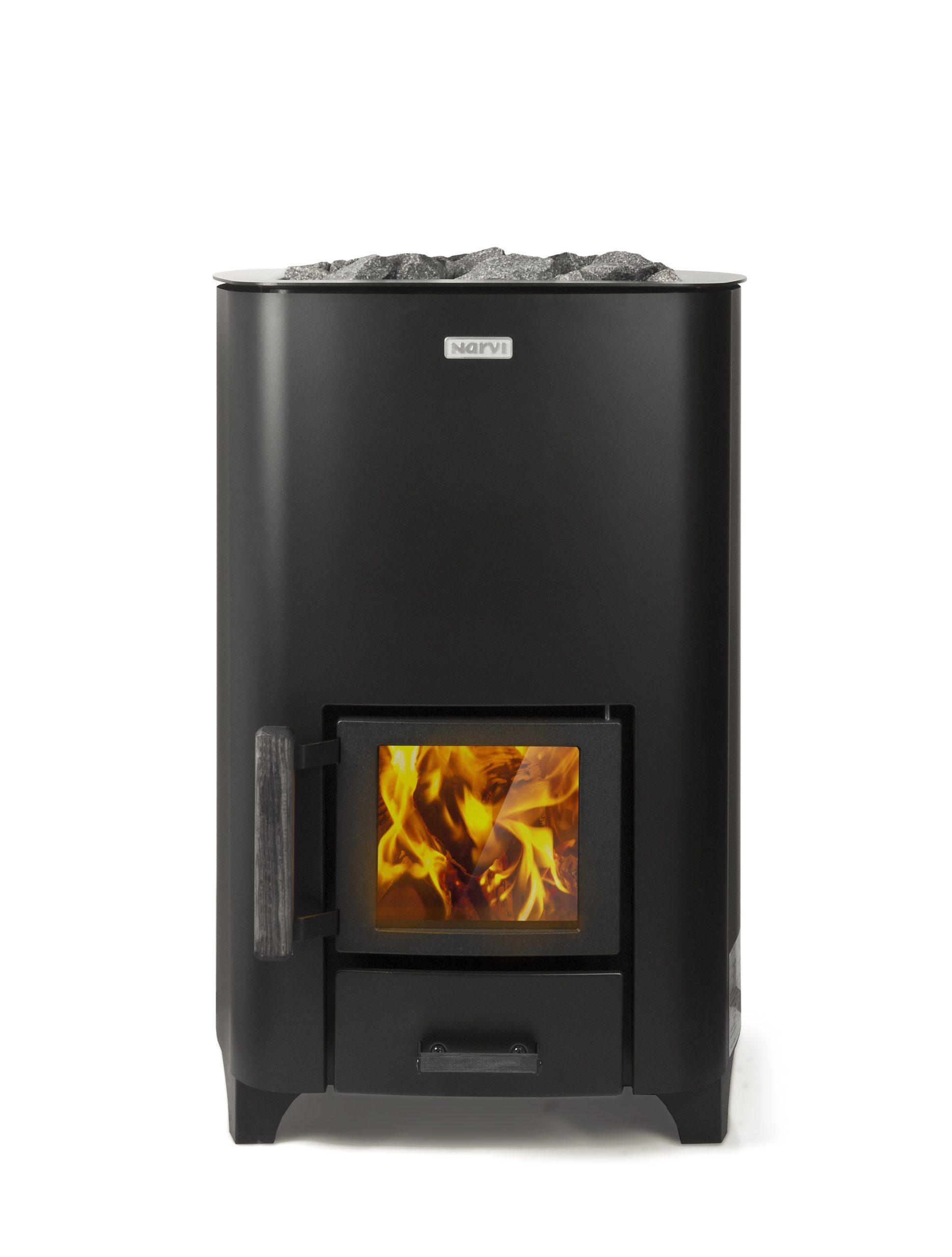 Narvi 20 Wood-Burning Sauna Stove Package