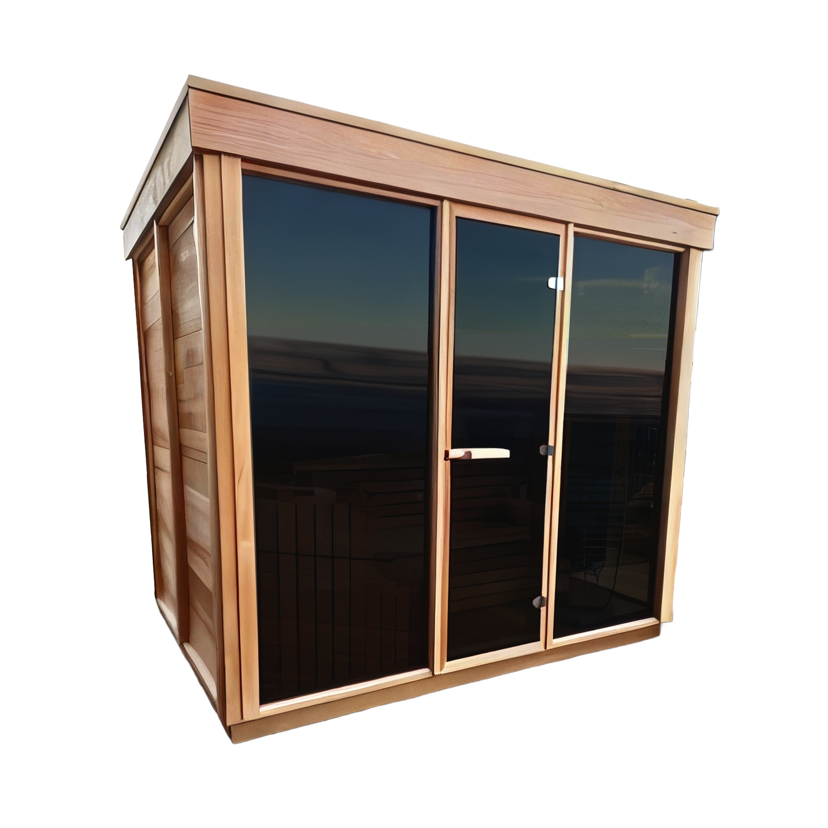 Outdoor 670 Pure Cube Sauna - 6 Person