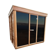 Outdoor 670 Pure Cube Sauna - 6 Person