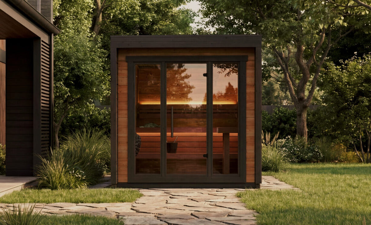 Leil Patio XS Sauna - outdoor setting