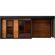 Leil Patio L Plus Sauna - transparent exterior view