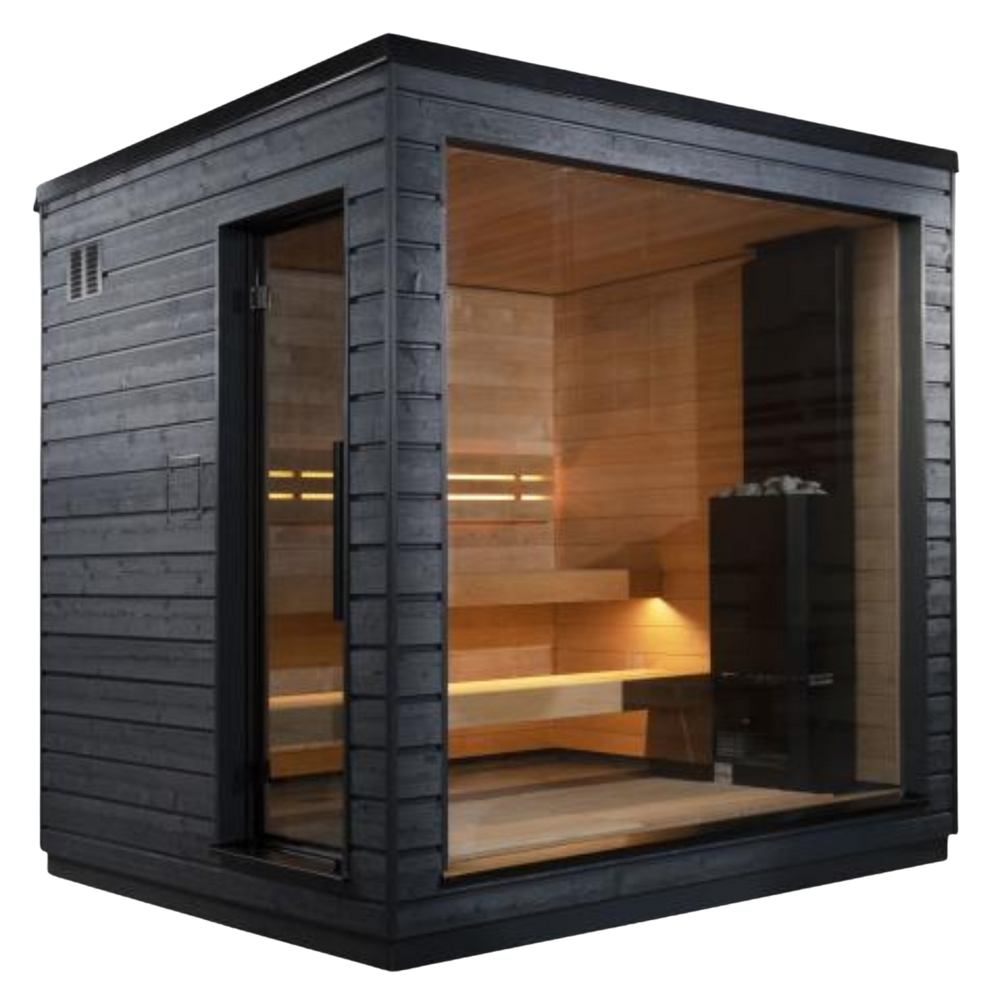 SaunaLife Model G6 Pre-Assembled Outdoor Home Sauna