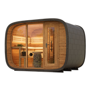 Saunasell Round Cube Double Sauna