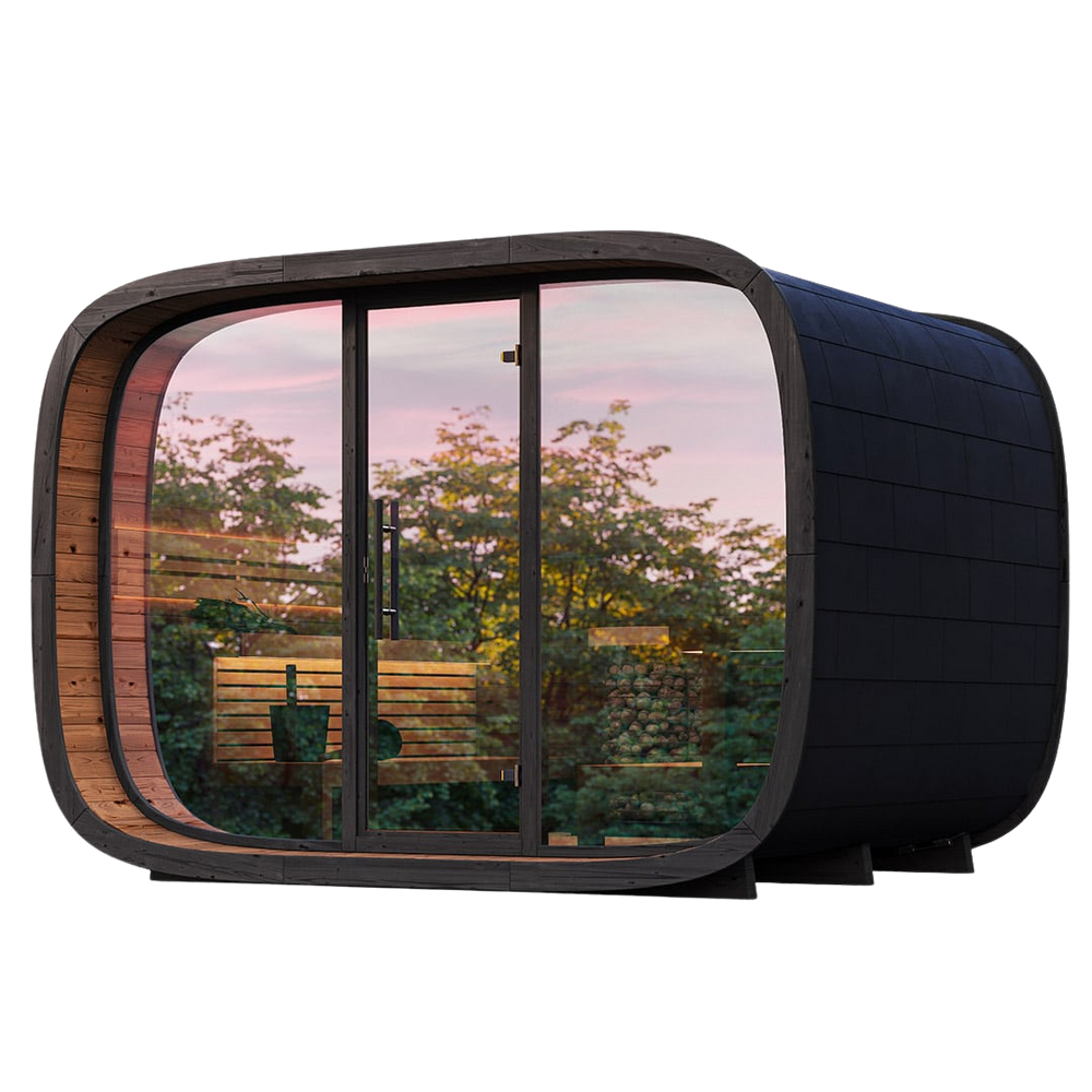 Saunasell Round Cube Single Sauna