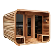 Luna 8'x8' Sauna w/ 2' Porch (Floor Model)