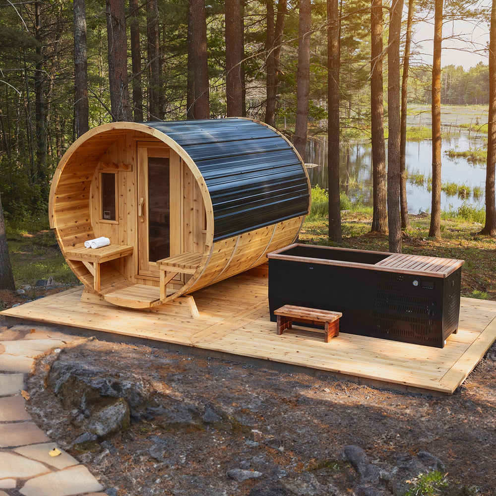 
                      
                        Barrel sauna
                      
                    