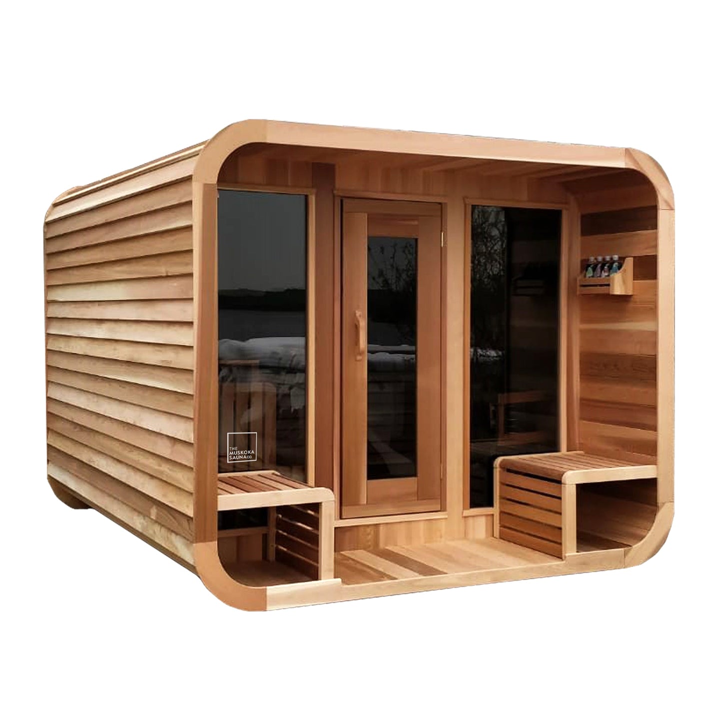 Luna 8'x10' Sauna w/ 2' Porch