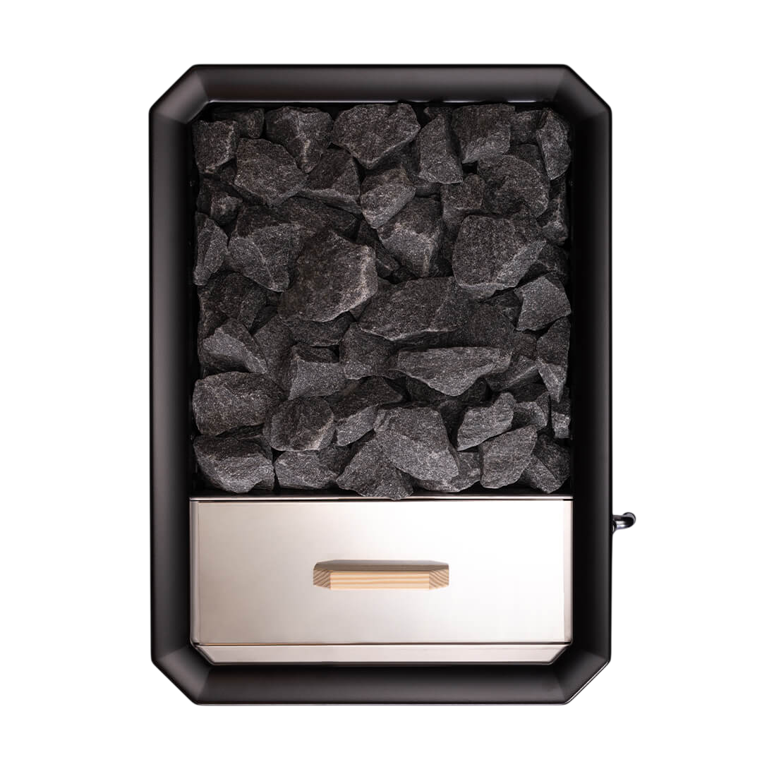 Narvi Black 20 VS Wood-Burning Sauna Stove with Water Tank