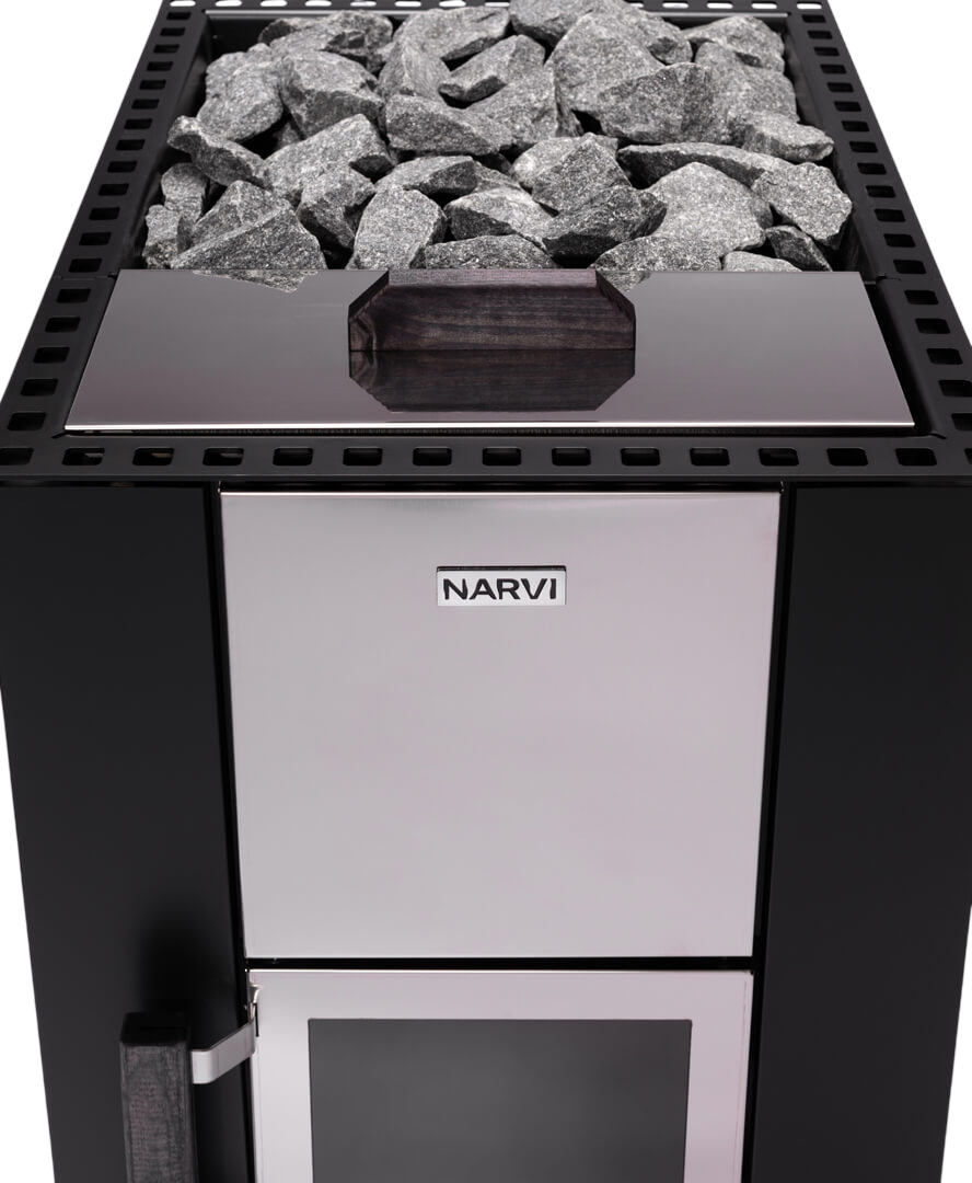 Narvi Kuru 20 VSE Wood-Burning Sauna Stove with Water Tank