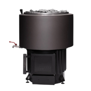 Narvi Luosto VS Wood-Burning Sauna Stove with Water Tank, Grey