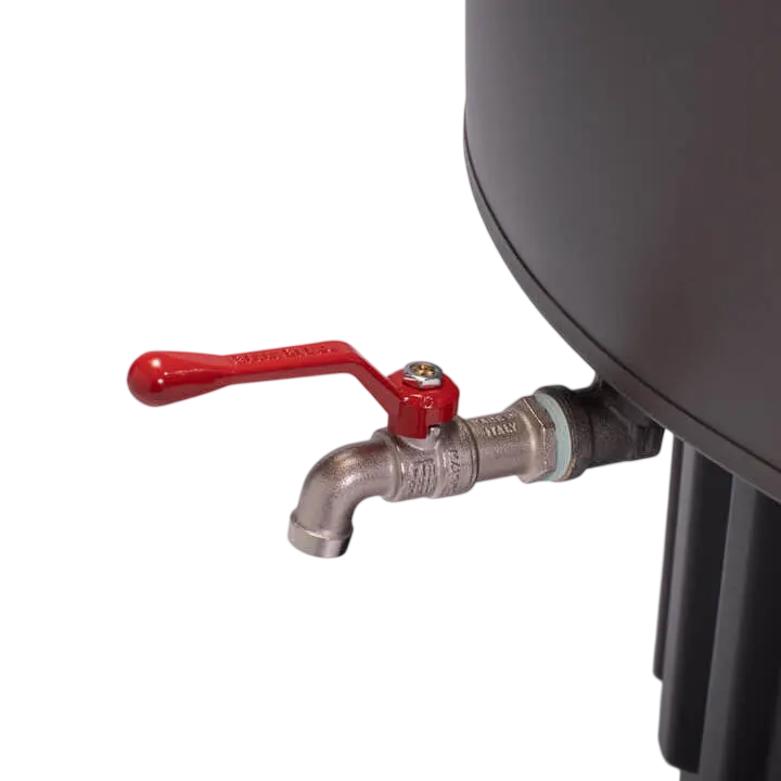 Narvi Luosto VS Wood-Burning Sauna Stove with Water Tank, Grey