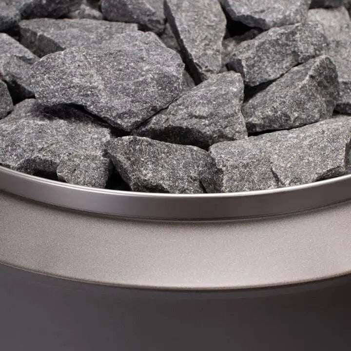 Narvi Luosto VS Wood-Burning Sauna Stove with Water Tank, Grey