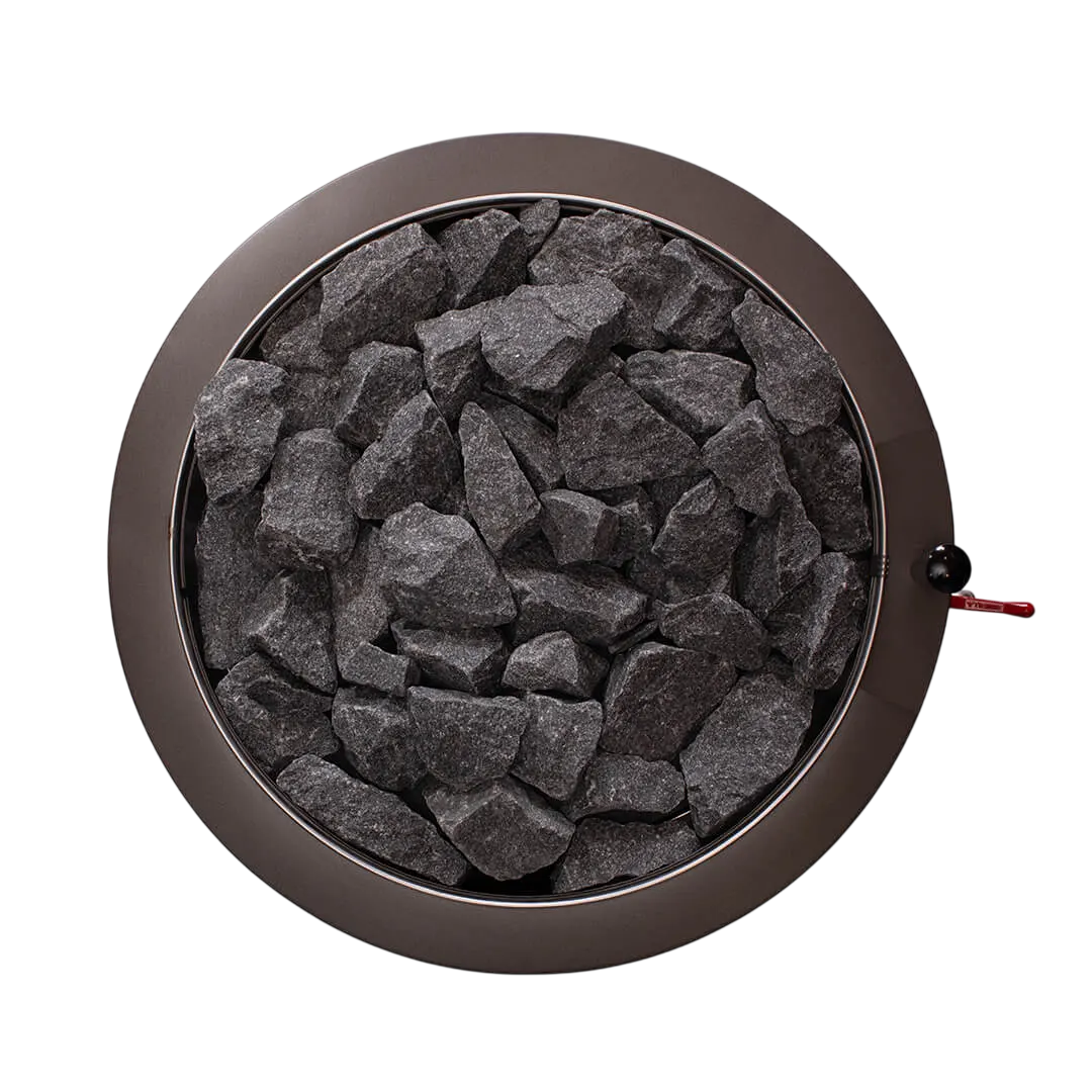 Narvi Luosto VS Wood-Burning Sauna Stove with Water Tank, Grey