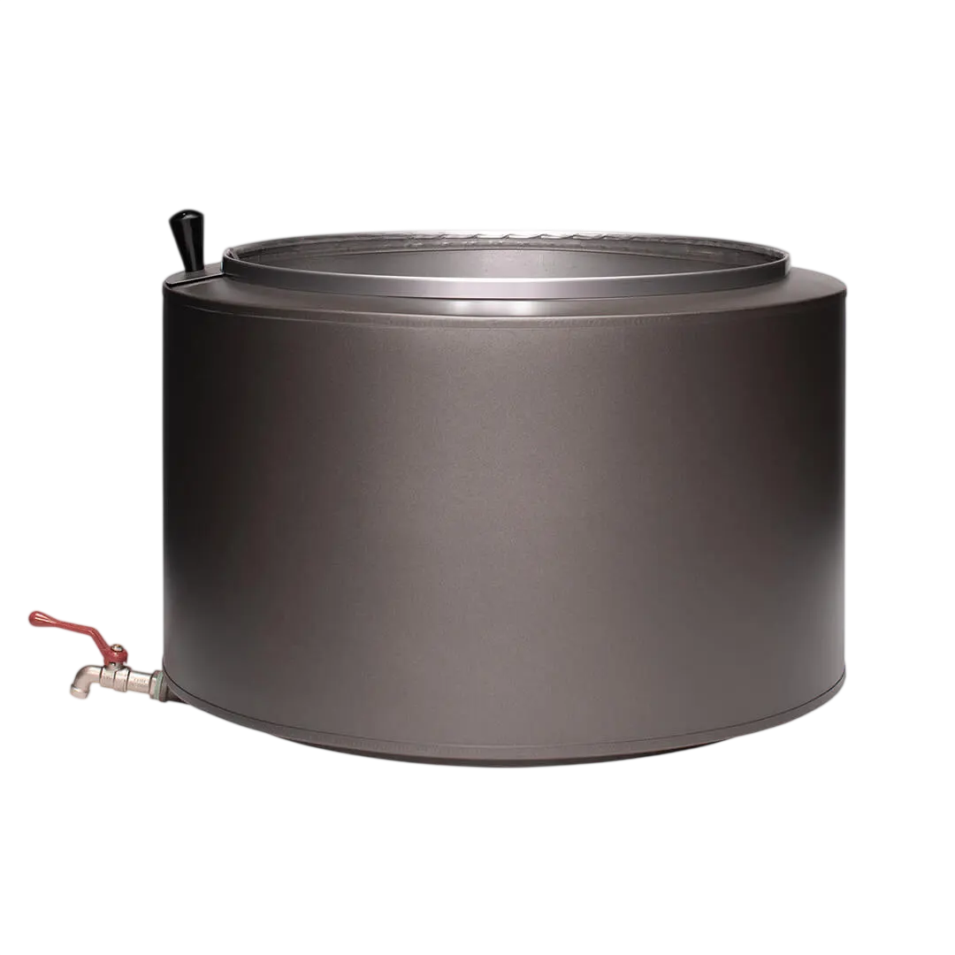 Narvi Luosto VS Wood-Burning Sauna Stove with Water Tank, Grey