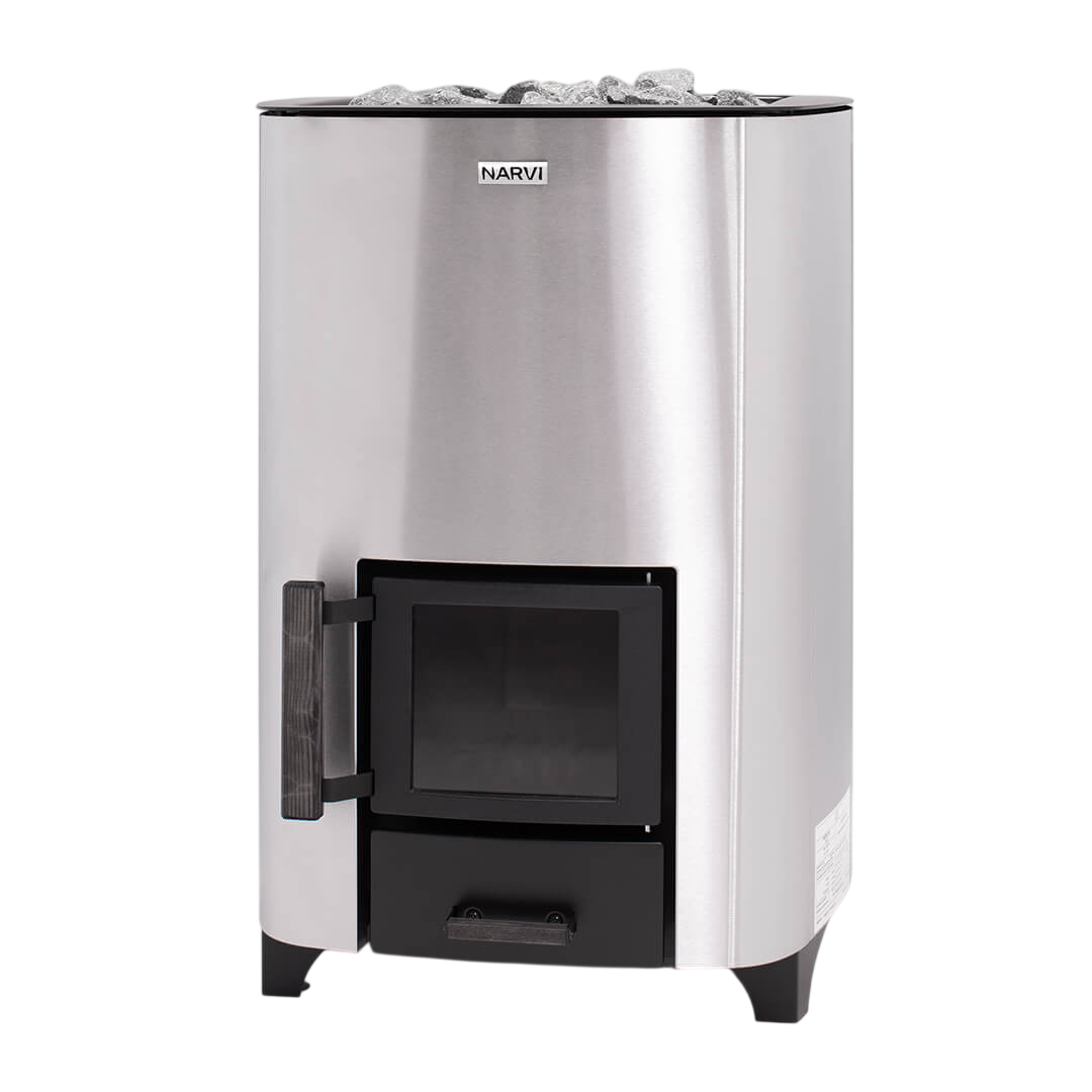 Narvi NC 20 Stainless Wood-Burning Sauna Stove