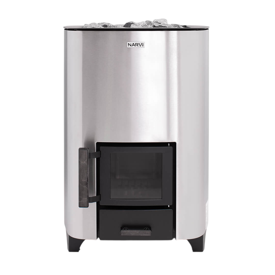 Narvi NC 16 Stainless Wood-Burning Sauna Stove