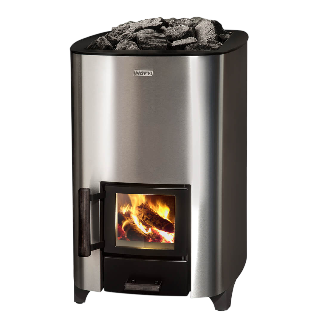 Narvi NC 16 Stainless Wood-Burning Sauna Stove
