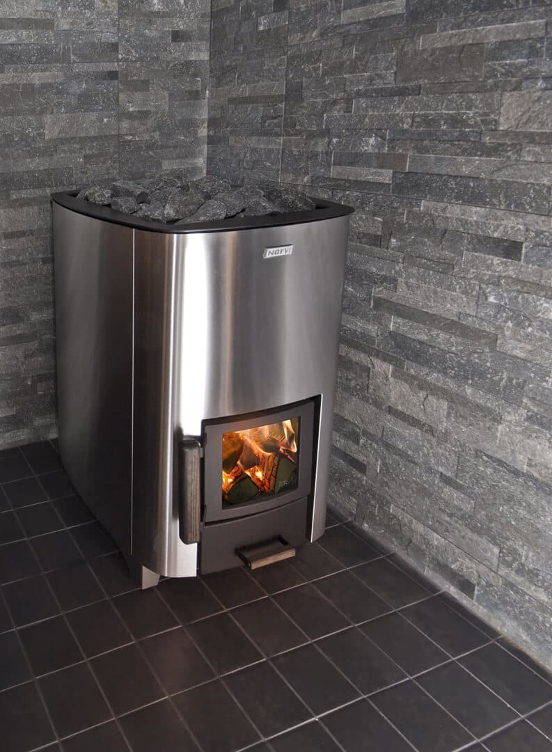 Narvi NC 16 Stainless Wood-Burning Sauna Stove