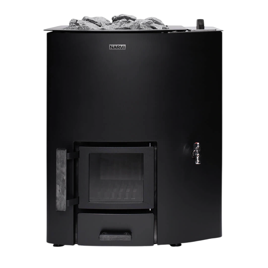 Narvi NC 20 VSO Wood-Burning Sauna Stove with Water Tank