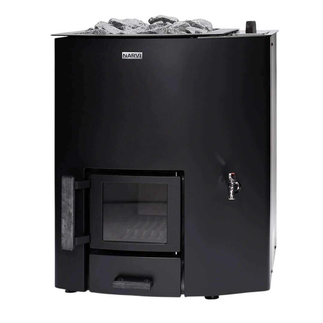 Narvi NC 20 VSO Wood-Burning Sauna Stove with Water Tank