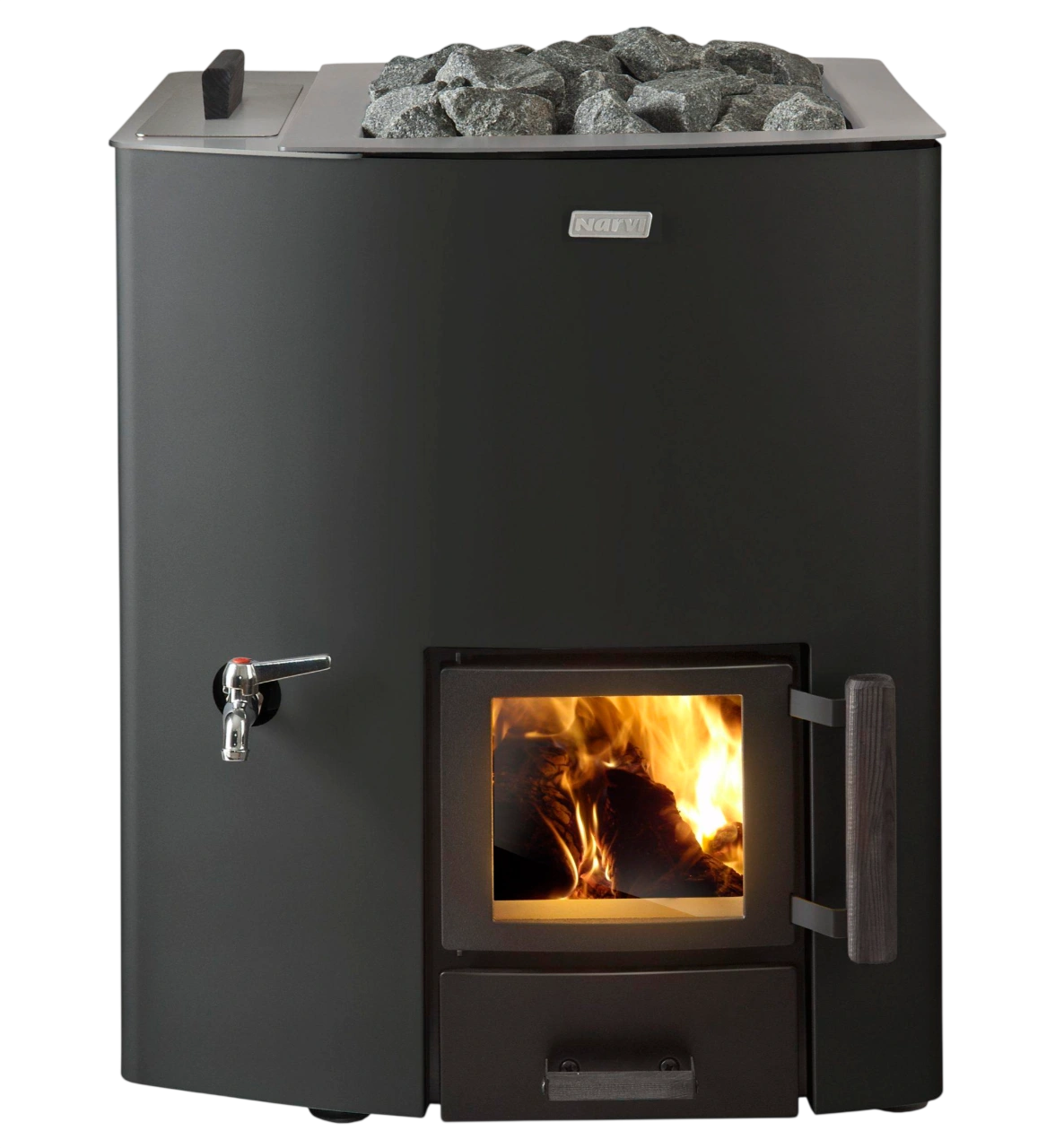Narvi NC 20 VSV Wood-Burning Sauna Stove with Water Tank