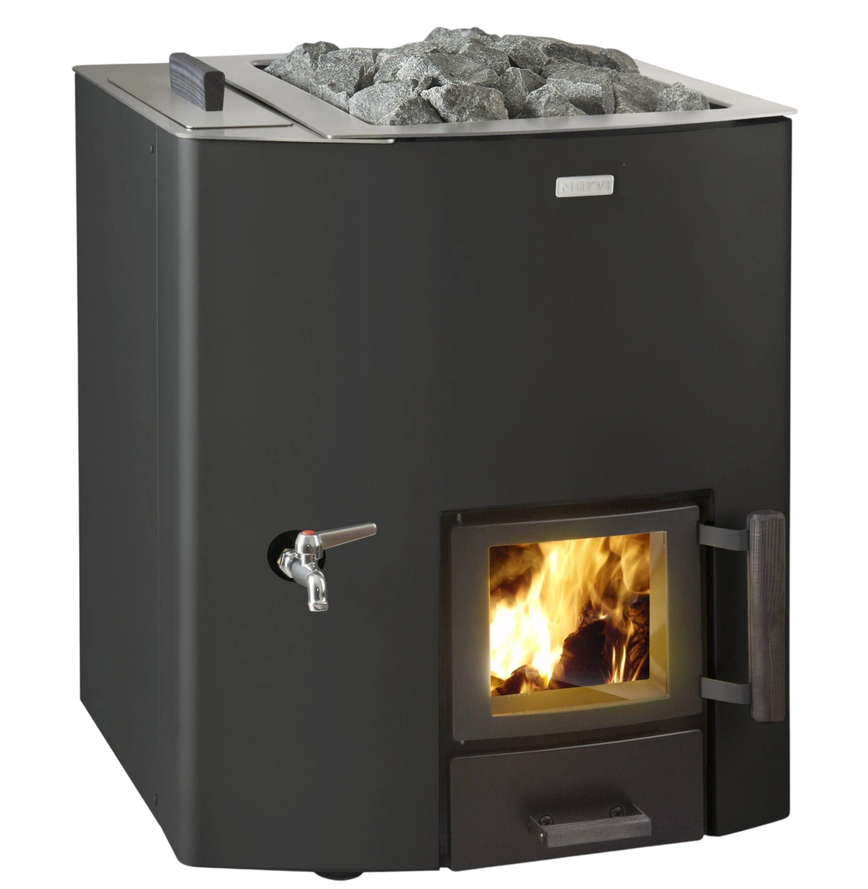 Narvi NC 20 VSV Wood-Burning Sauna Stove with Water Tank