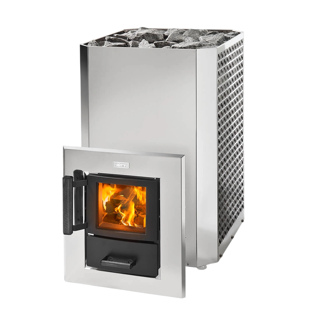 Narvi Stony 20 Through-Wall Wood-Burning Sauna Stove