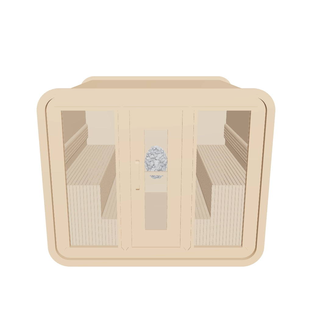 Luna 8'x8' Sauna 3D model