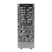 Metallic wine rack with 'Homecraft' branding on a white background