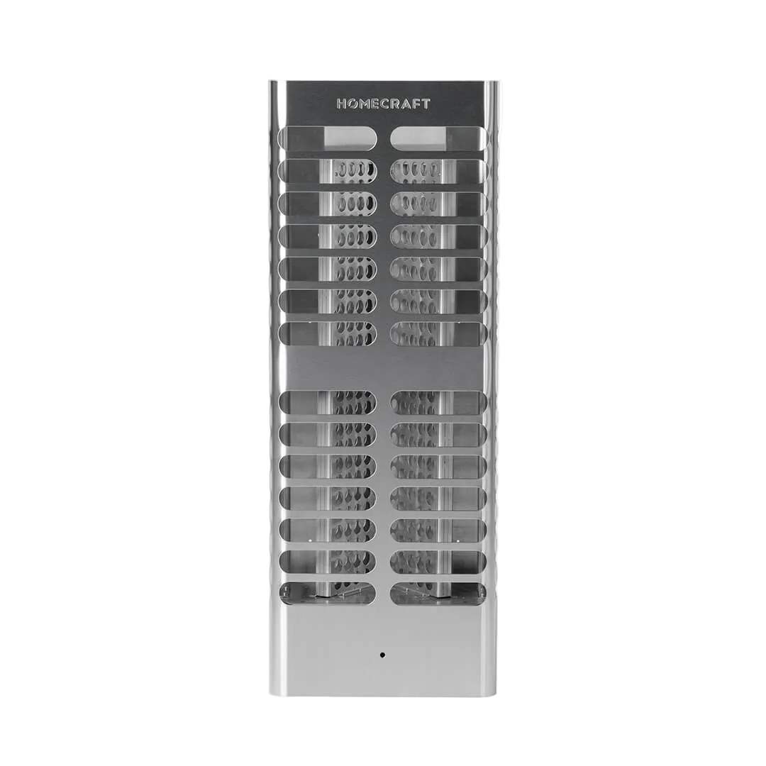 Hometrack doorbell panel on a white background