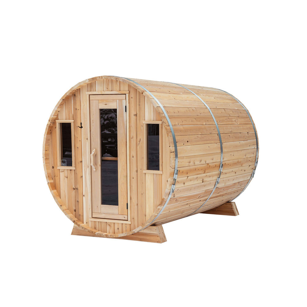 6'x 6' Barrel Sauna