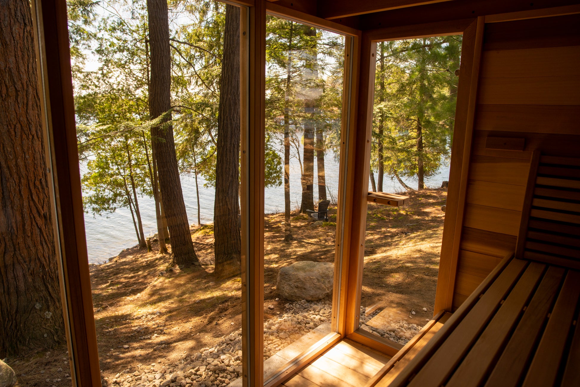 outdoor sauna